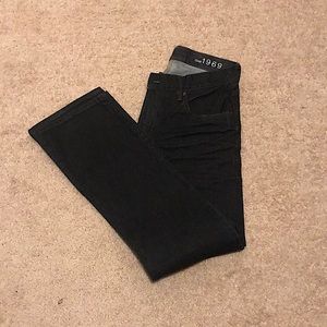 Dark blue gap book cut jeans